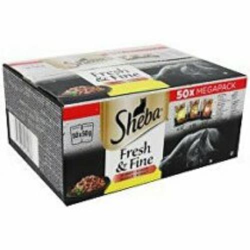 Sheba vrecko Fresh&Fine výber hydiny 50x50g + Množstevná zľava