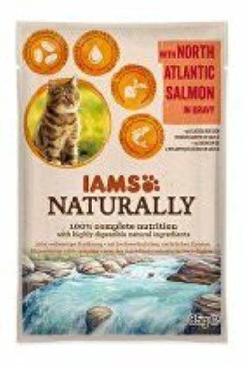 Iams Cat losos v omáčke 85g + Množstevná zľava