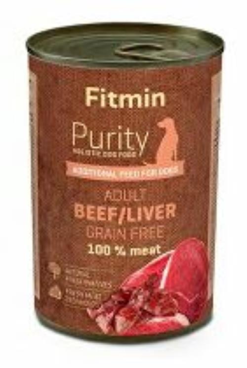 Fitmin dog Purity konzerva s hovädzím mäsom a pečeňou 400g + Množstevná zľava