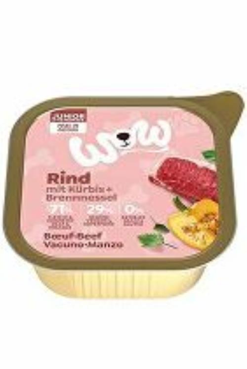 WOW Hovädzie mäso s tekvicou Junior paštéta 150g + Množstevná zľava