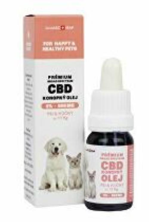 CBD olej pre malé psy a mačky 5%, 10ml