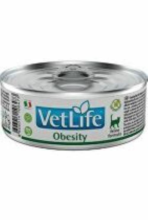 Vet Life Natural Cat Cons. Obezita 85g