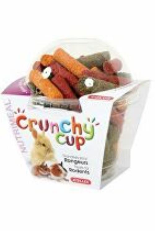 CRUNCHYCUP pochúťka lucerna/mrkva/turnip pre hlodavce180gZolux