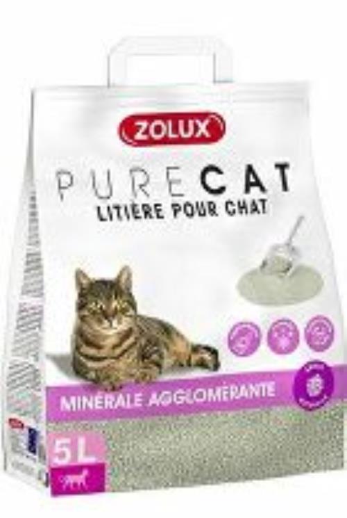 Posteľná bielizeň PURECAT antibakteriálna vôňa hrudka 5l Zolux