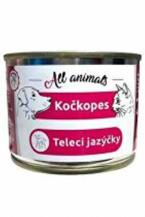 Všetky zvieratá catnip Teľacie jazýčky 200g + Množstevná zľava