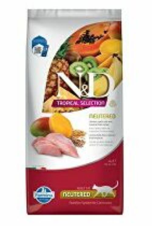 N&D TROPICAL SELECTION CAT kastrované kurča 10kg