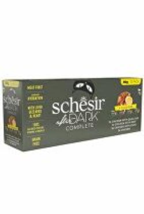 Schesir Cat Cons. After Dark Wholefood Variety 12x80g + Množstevná zľava