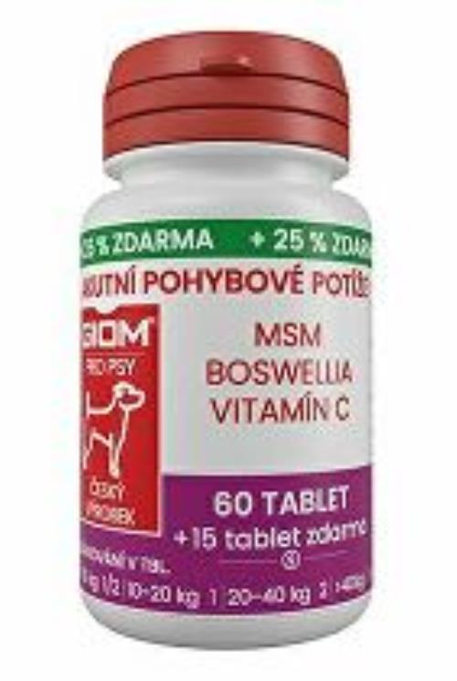 Giom S pes Akútne pohybové poruchy 60 tbl+25% zdarma