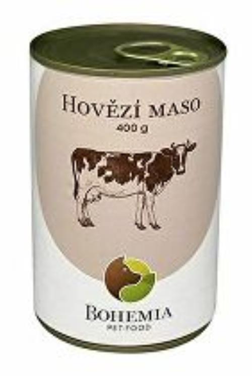 BOHEMIA MEAT Hovädzie mäso vo vlastnej šťave 400g + Množstevná zľava