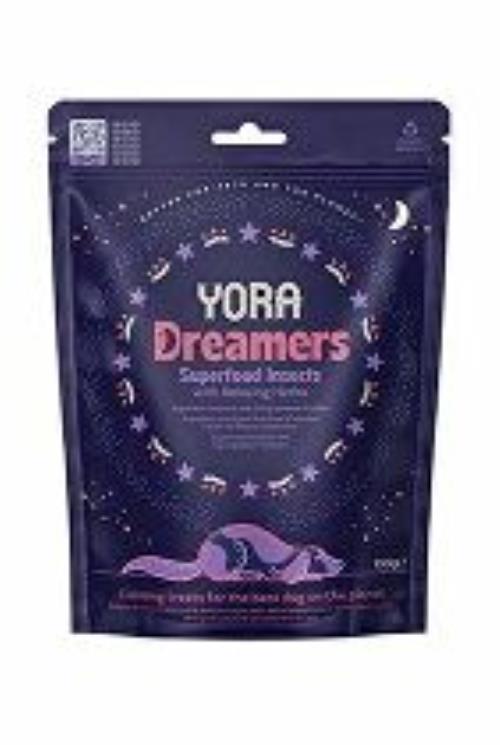 YORA Pes hmyz pochúťky Dreamers s bylinkami 100g