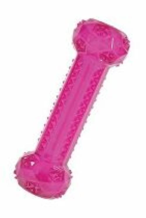 Hračka pre psov Kosť TPR POP STICK 15cm ružová Zolux