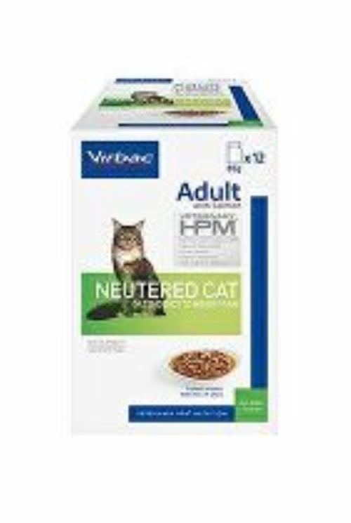 VET HPM Mačky dospelé kastrované Kúsky soli v omáčke 12x85g