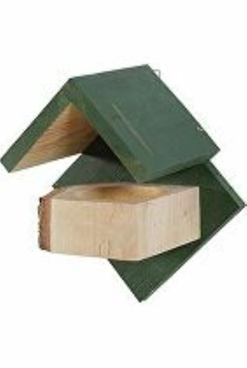 HUT drevený box na kŕmenie M zelený Zolux
