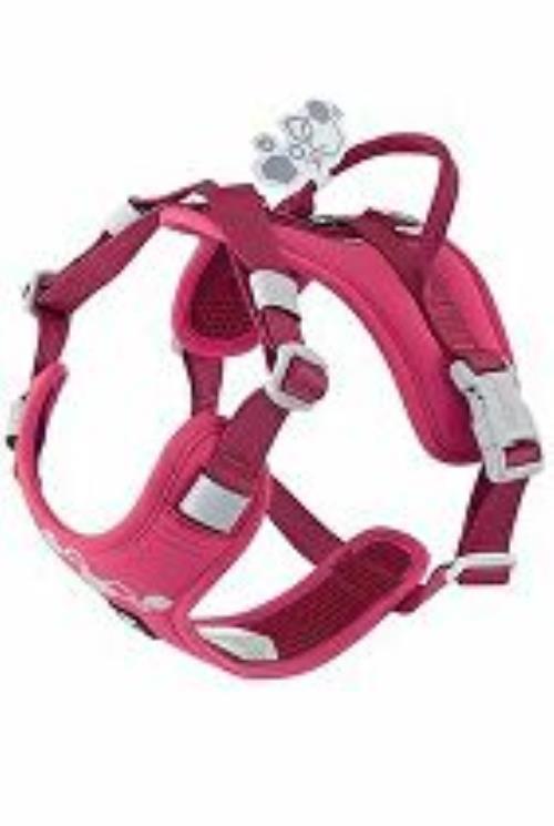 Postroj Hurtta Weekend Warrior II ECO ruby 75-100 + miska zadarmo