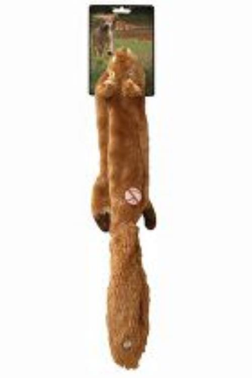 Hračka pre psov Veverička pískacia 38cm Skinneeez