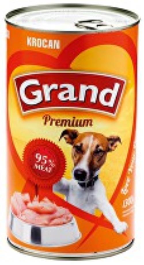 GRAND konz. pes morkanie 1300g + Množstevná zľava