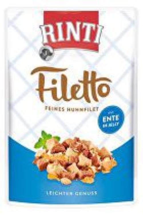 Rinti Dog pocket Filetto chicken+café v želé 100g + Množstevná zľava