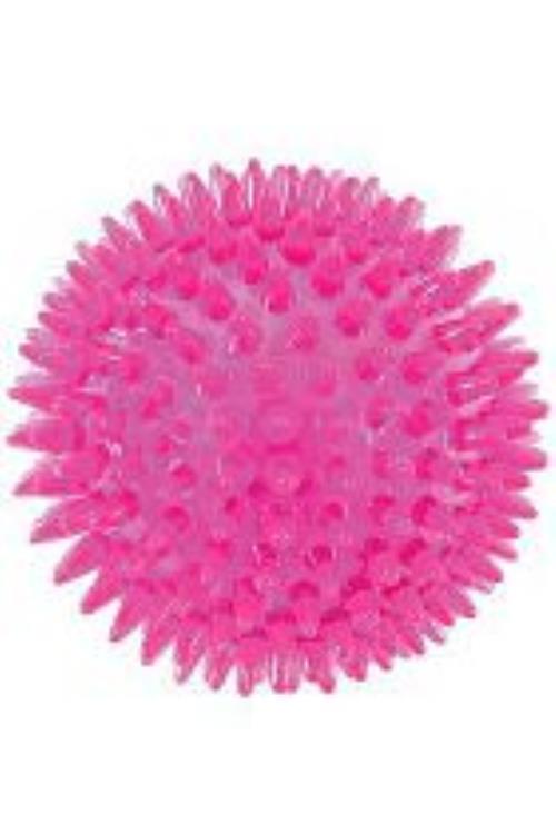 Hračka pre psov BALL TPR POP 13cm s ostňami ružová Zolux VÝPREDAJ