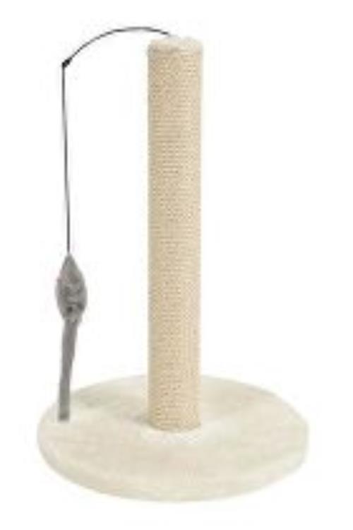 Škrabadlo s hračkou béžové 48cm Zolux