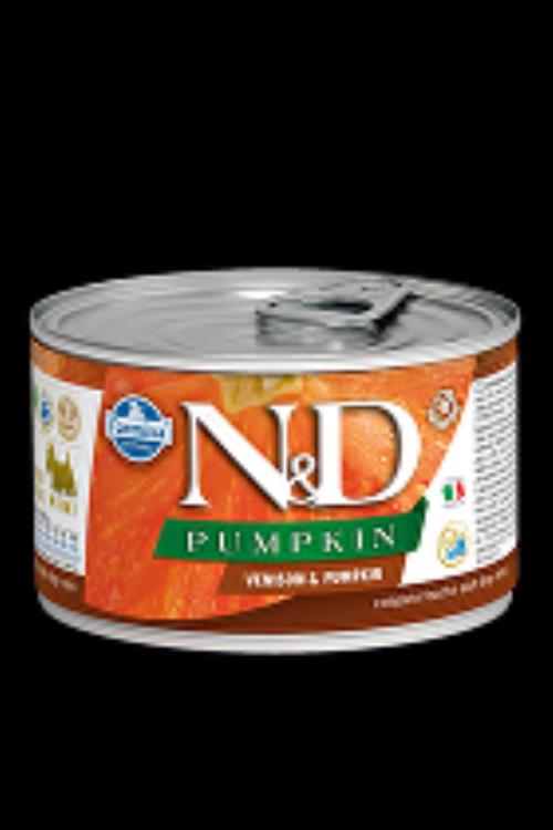 N&D DOG PUMPKIN Adult Venison & Pumpkin Mini 140g + Množstevná zľava