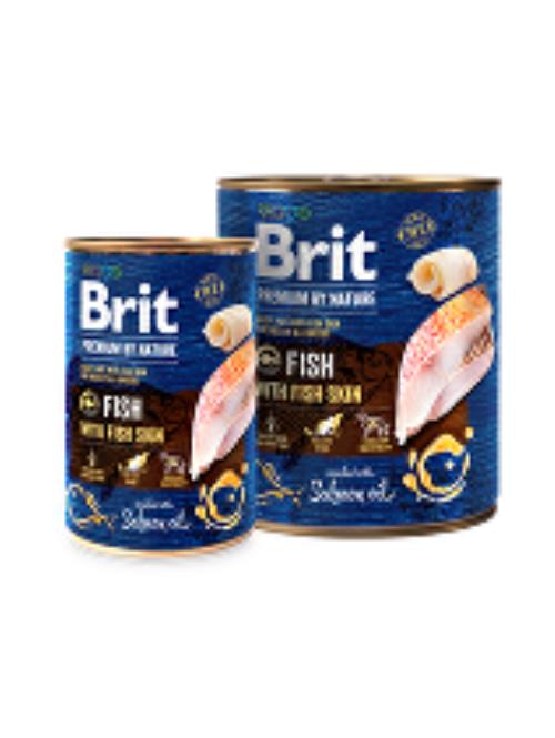 Brit Premium Dog by Nature konz Fish & Fish Skin 400g + Množstevná zľava