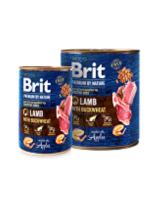 Brit Premium Dog by Nature konz Lamb & Buckwheat 800g + Množstevná zľava