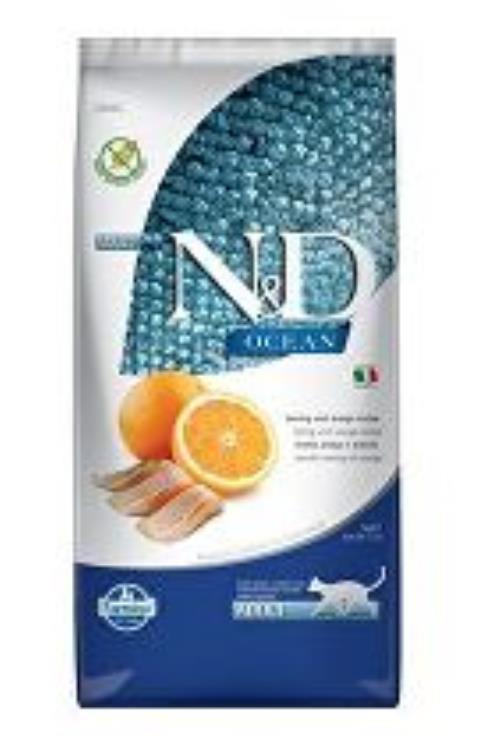 N&D OCEAN CAT GF Adult Herring & Orange 10kg