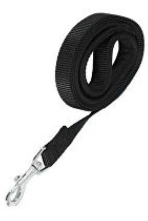 Vodítko pre psov SOFT NYLON čierne 25mm/1m Zolux