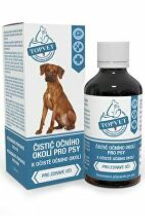 Čistič očného okolia pre psov TOPVET 50ml