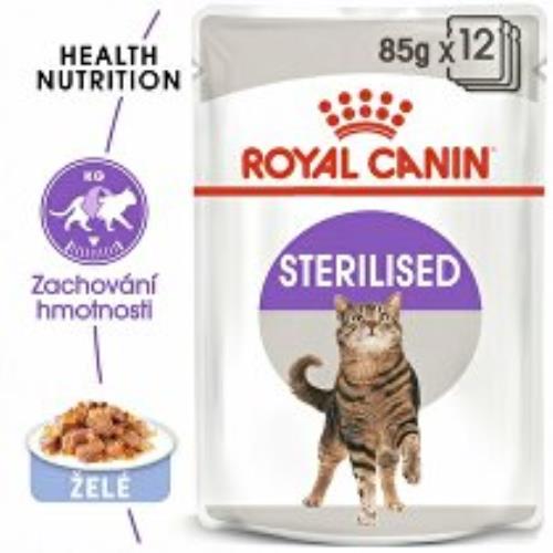 Royal canin Kom. Feline Sterilised kaps v želé 85g + Množstevná zľava