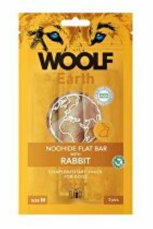 Woolf pochúťka Earth NOOHIDE M Rabbit 90g + Množstevná zľava
