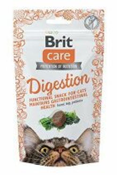 Brit Care Cat Snack Digestion 50g + Množstevná zľava