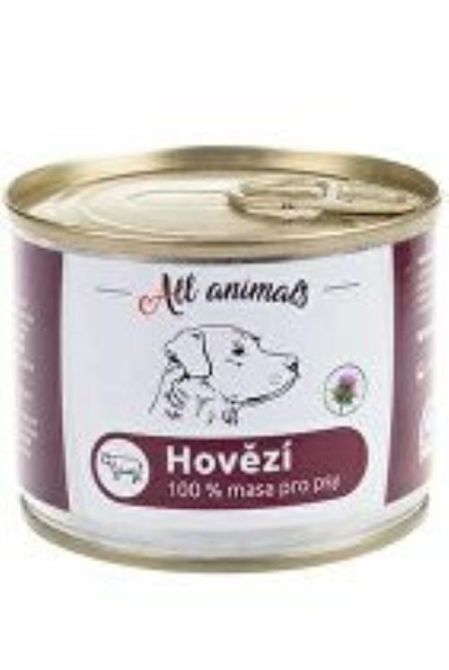 All Animals DOG mleté hovädzie mäso 200g + Množstevná zľava