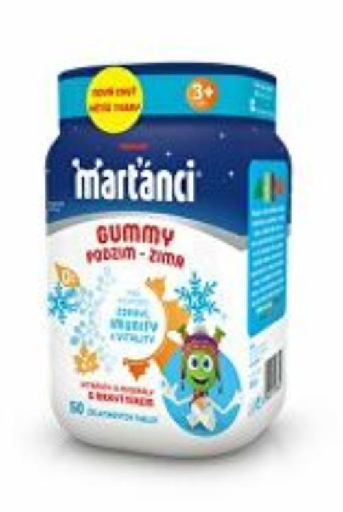 Multivitamín Marťania Gummy jeseň-zima Walmark 50tbl
