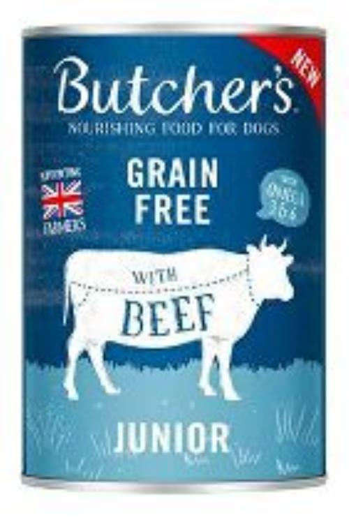 Butcher's Dog Original Junior hovädzie mäso v želé konz. 400g + Množstevná zľava