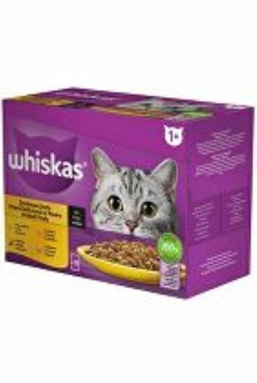 Kapsuly Whiskas. Hydinové jadrá. výber c. 12x85g + Množstevná zľava