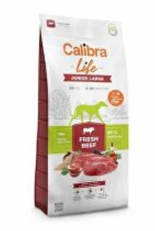 Calibra Dog Life Junior Large Fresh Beef 12kg + malé balenie zadarmo