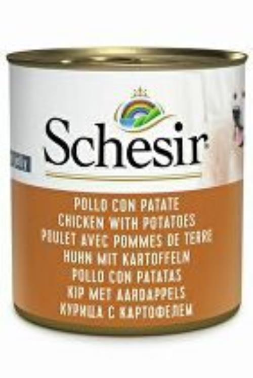 Schesir Dog Cons. Adult Chicken/Potatoes 285g + Množstevná zľava