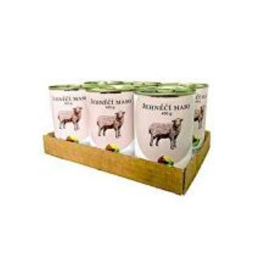 BOHEMIA MEAT Jahňacie mäso vo vlastnej šťave SIX PACK 6x400g + Množstevná zľava