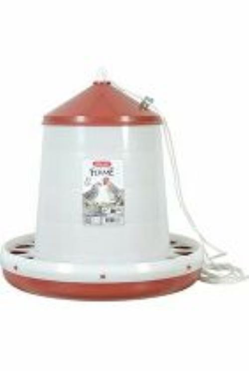 Krmítko pre hydinu SILO 8 kg červené Zolux