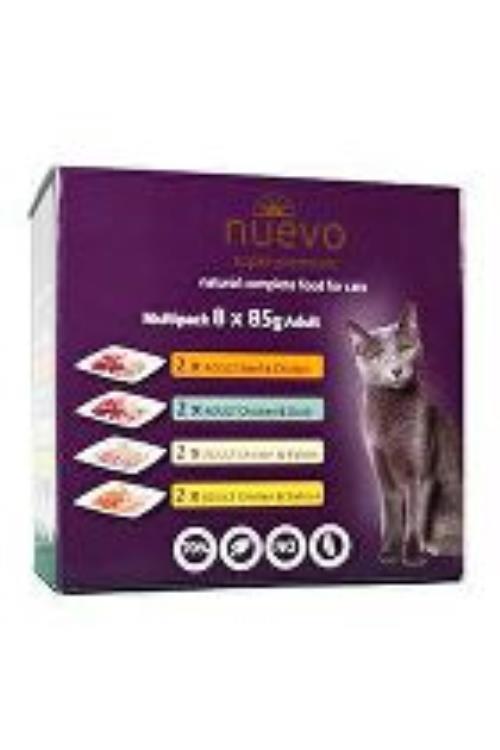 Nuevo mačka vrecko Adult Multipack 8x85g + Množstevná zľava