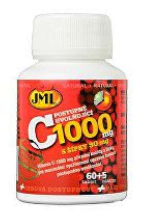 Vitamín C prírodný so šípkami JML 1000mg 60tbl