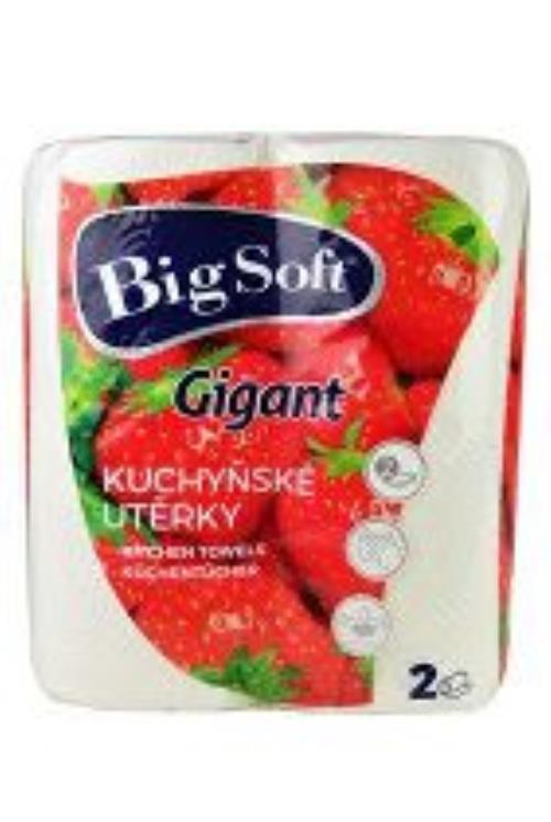 Kuchynské papierové utierky Big Soft Gigant 2ks