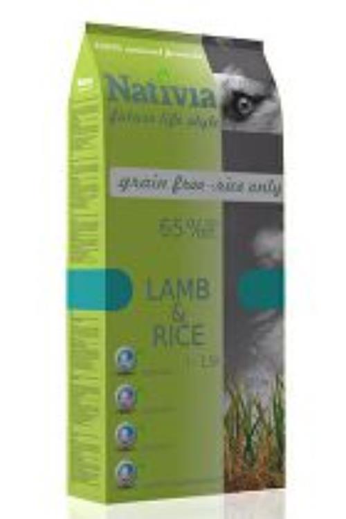 Nativia Dog Adult Lamb&Rice 15kg
