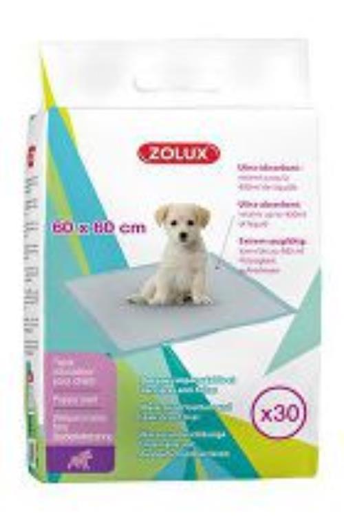 Podložka pre šteňatá 60x60cm ultra absorpčné balenie 30ks Zolux