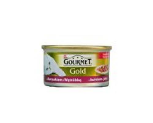 Gourmet Gold cons. kuracie mäso pre mačky, pečeň 85g + Množstevná zľava