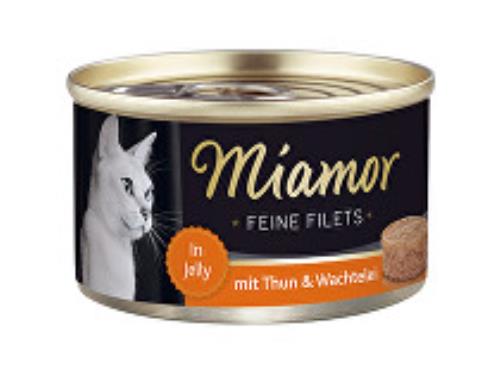 Miamor Cat Filet konzervovaný tuniak+prepeličie vajce100g + Množstevná zľava