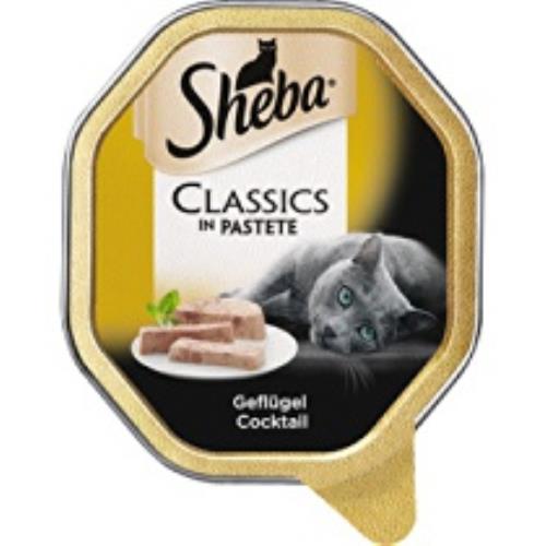 Hydinový kokteil Sheba Tub 85g + Množstevná zľava