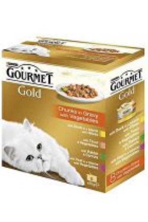 Gourmet Gold Mltp cons. cat pieces in juice 8x85g + Množstevná zľava