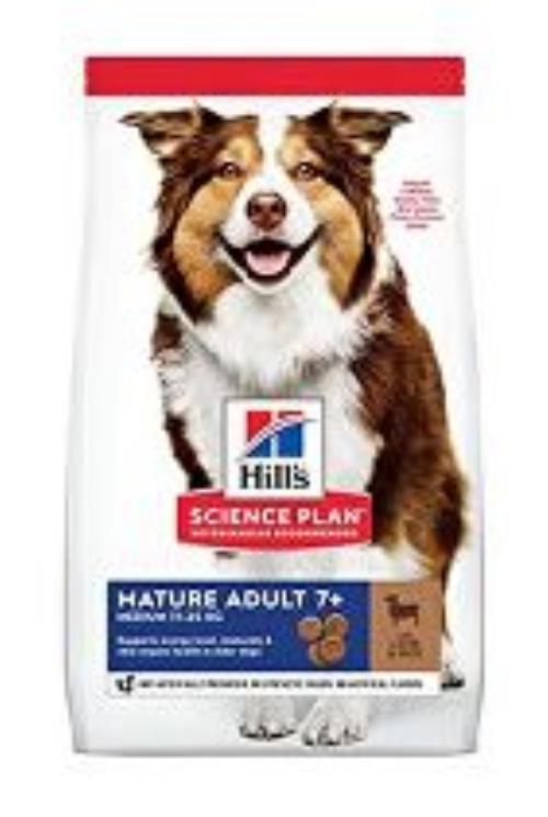 Hill's Can.Dry SP Mature Adult7+ Medium Lamb&Rice 14kg